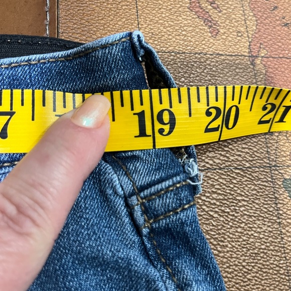 Kim Rogers Women's 18 Petite Pull-on Elastic Waist Straight Leg Denim Jeans - Picture 5 of 9